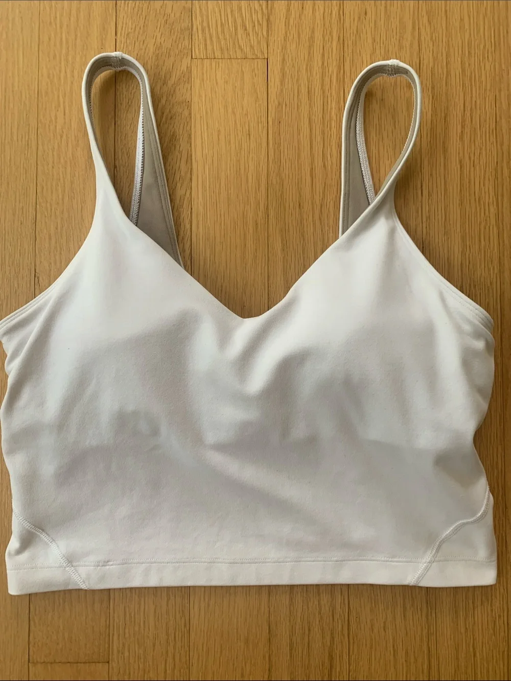 Lululemon Align Tank Top Sports Bra White Size 8